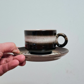 Vintage Kop en Schotel 2 Kopjes en 1 schotel