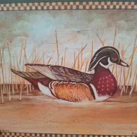 Onderzetter - Placemat Eend - David Carter Brown