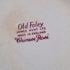 Old Foley James Kent Chinese Rose Pitcher - Kan