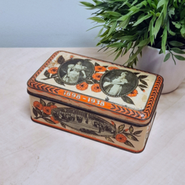 Koektrommel / Koekblik Koningshuis - Jubileum Blik - 1898 – 1938