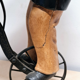 Beeld van Laurel en Hardy op de Fiets - Dikke en de Dunne