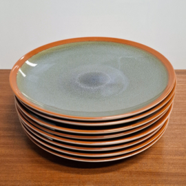 8x  Ontbijtbord Ø 21 cm