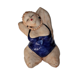 Wenny Trepels Keramiek - Dikke Dame in Badpak
