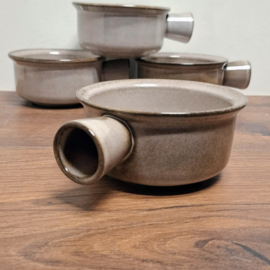 Vintage Soepkom 4 Stuks