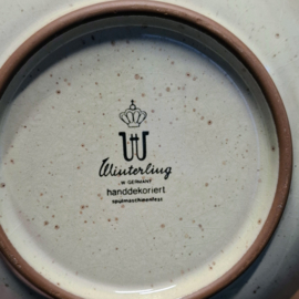 Vintage Winterling Kom / Schaal  Ø 19,5 cm - Bloemen en Hartjes