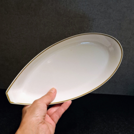 Mosa Druppel vorm Schaaltje 27,5 cm  – Goud Randje