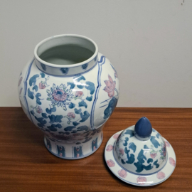 Set met 1 Bloempot  – 2x Dekselpot – 1 Grote Dekselpot