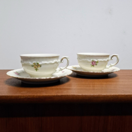 Vintage Kop en Schotels 2 stuks