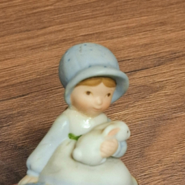 Vintage Opberg Ei - Holly Hobbie Pasen-thema - Snuisterijendoosje