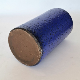 Cilinder Vaas Donkerblauw - Ø 14 x H 25 cm