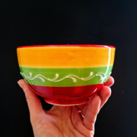 Schaal / Kom Rood- Ronda  Ø 14 cm - Intermezzo - Tapas