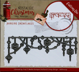 Cutting Die - Snijmal - Amy Design - Nostalgic Christmas - Hanging Snowflakes