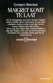 ZB1413/3 - Georges Simenon - Maigret komt te laat
