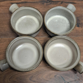 Vintage Soepkom 4 Stuks