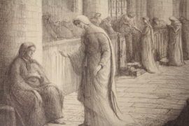 J. Cossaar (1874 - 1966) - prent gesigneerd