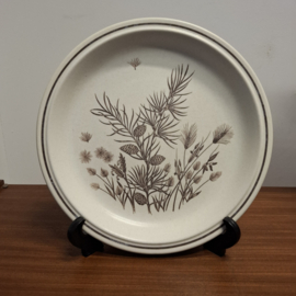 Vintage Pinewood Dinerbord - W.H. Grindley Ø 25 cm