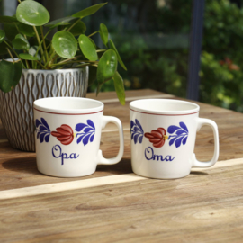 Boerenbont - Opa en Oma Mok / Beker