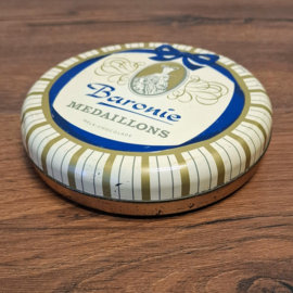 Baronie medaillons melk-chocolade Blik - Rond