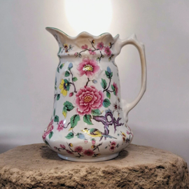 Old Foley James Kent Chinese Rose Pitcher - Kan