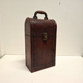 Wijnkistje / Koffertje voor 2 flessen wijn