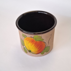 Bloempot 'Perzik' - Retro - Ø 18 x H 15 cm