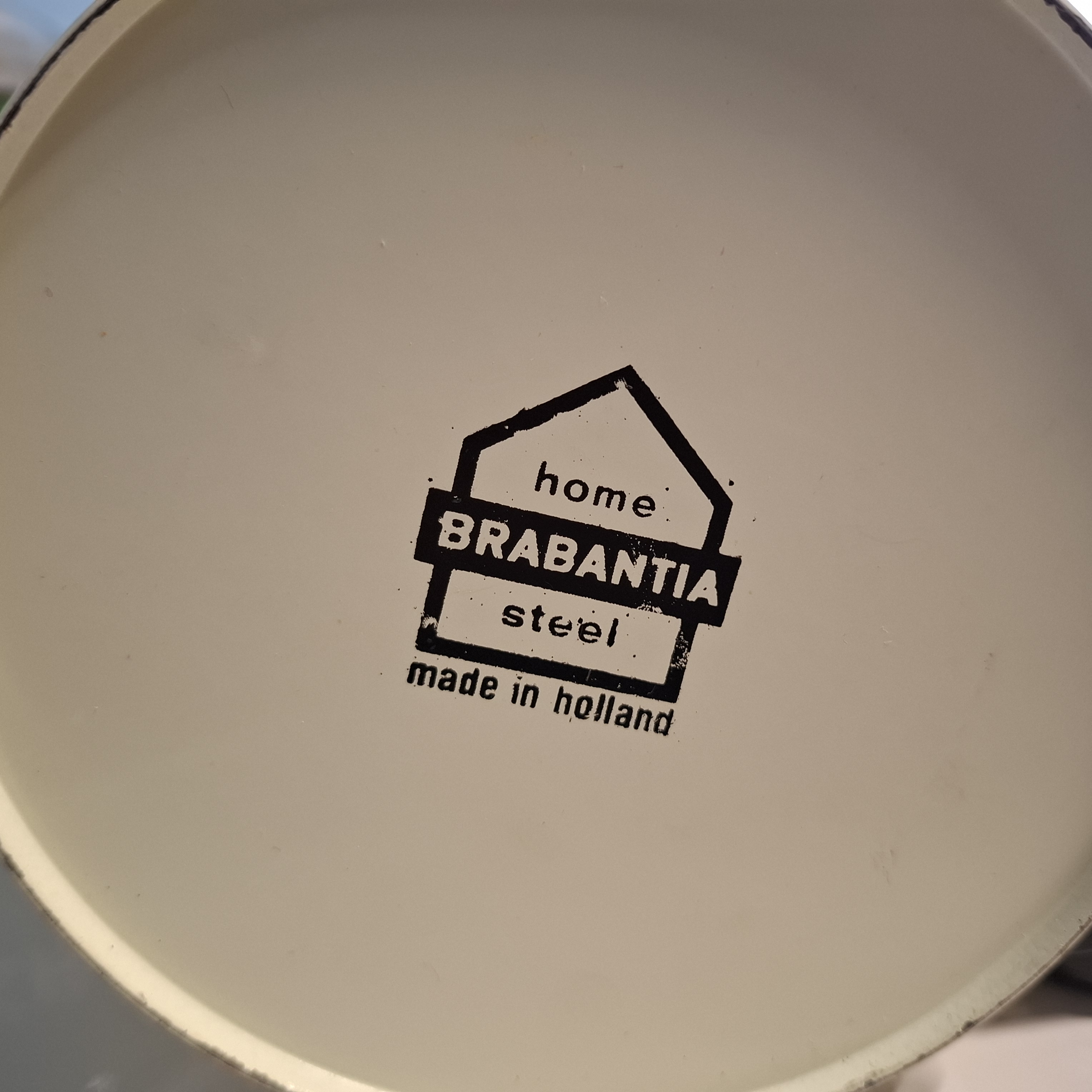 Brabantia Oranje Emaille Koffie Bus / Blik