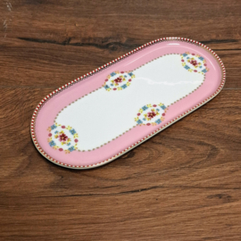 PIP Home - Ovaal Bordje - Cakeschaal - Roze