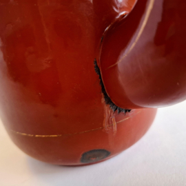 Emaille Theepot - Decoratie