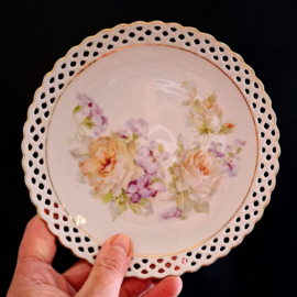 6 Gebaksbordjes Bloemen Ø 17,5 cm