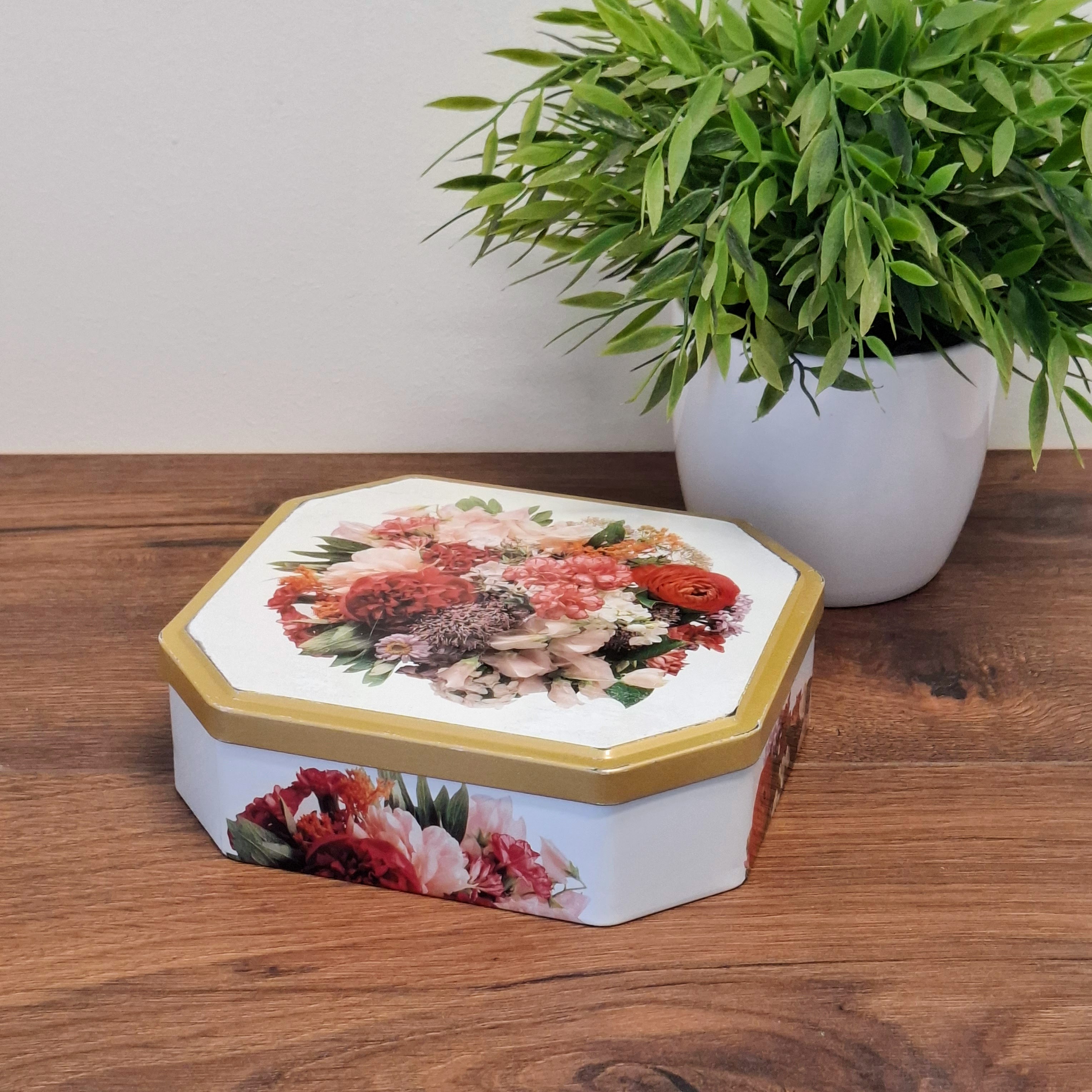 Koekblik / Blik - Bloemen