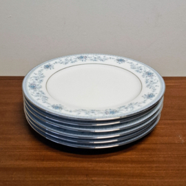 6x Ontbijtbord – Bord - Noritake Blue Hill
