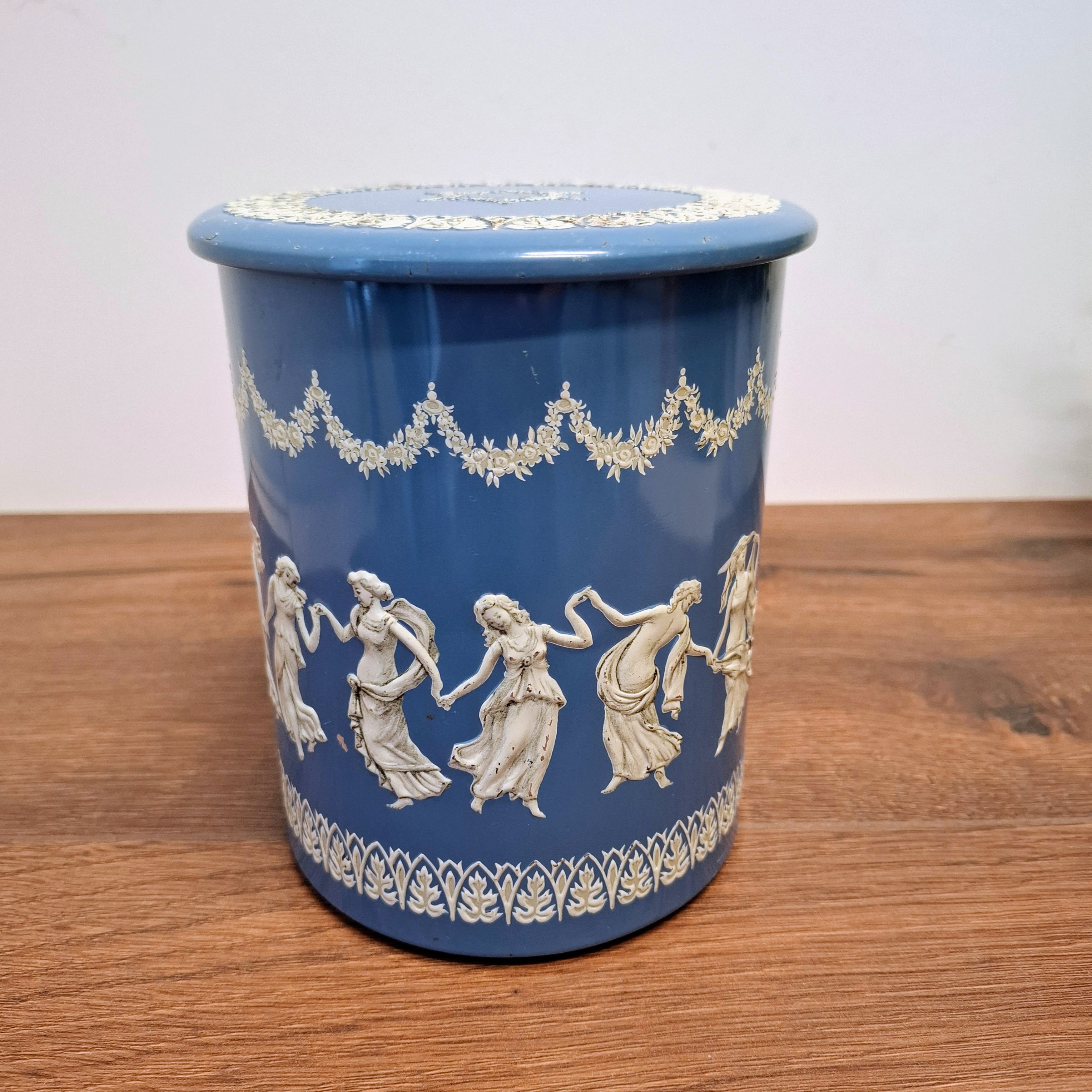 Blauw/wit Blik