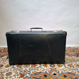 Vintage Blauwe Koffer  65 cm