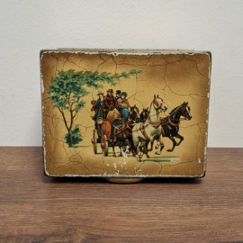 Blik - Theeblik - Geel - Douwe Egberts / Pickwick