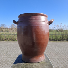 Bruine Gres Pot - Bloempot - Keulse Pot H 42 cm