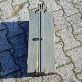 Vintage Industriële Gereeedschapskist Donkergroen