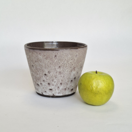 Bloempot - Bruin / Beige - Ø 14 x H 11 cm