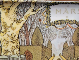 Klein Dienblad Art Deco - Mars - Mabel Italy - Eugène Grasset
