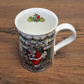 Kerstmok – Beker – Kerstman - Fine bone China