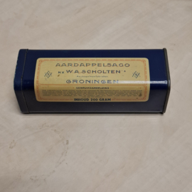 Vintage Blikje Aardappelsago N.V. W.A. Scholten - Groningen