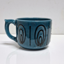 Soepkom Retro - Blauw