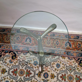 Plantentafel Messing met Glasplaat