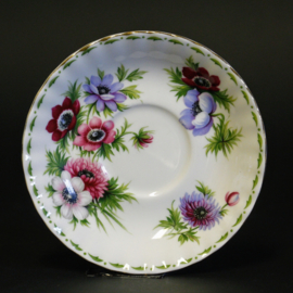 Schotel Ø 13,7 cm - Royal Albert - Flower of the Month Series - Anemones