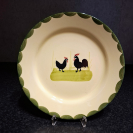 Zeller Keramik Kip en Haan - Ontbijtbord Ø 21 cm