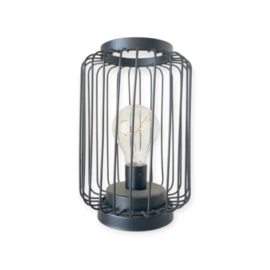 Lamp zwart - Ø 14 x 21 cm