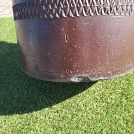 Grote Vintage Steengoed Gres Pot - Teeuwen 30 Liter - H 42 cm