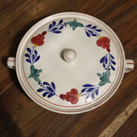 Oud Boerenbont - Dekschaal 22 cm - Regout Royal Sphinx Maastricht