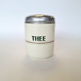 Emaille Voorraadblik - Thee