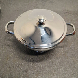 RVS Pan met Deksel - Dekschaal