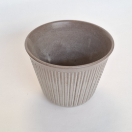 Bloempot Ribbel - Keramiek - Ø 17 x H 14 cm
